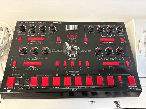 Red sound dark star with - red,