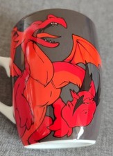 Nici Drachen rot und grau NEU Sammlertasse