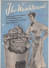 Werbeblatt Waschkessel wird