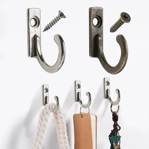 10x vintage haken kleiderhaken - vintage,