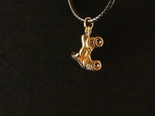 Anhänger mit Kette 24 Karat Vergoldet Quad ATV Gelände Cross Fun Sport 