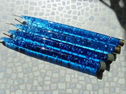 Handgefertigte blaue acryl - blaue,