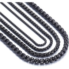 Edelstahl kette damen herren - edelstahl,