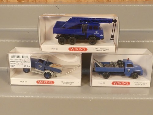 Wiking thw kranwagen - wiking, hanomag