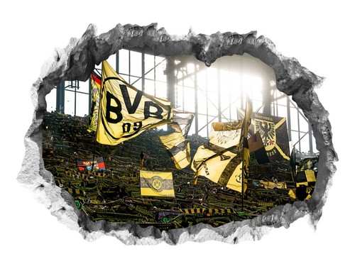 Wandtattoo bvb borussia - 3d,