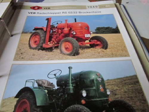 Traktor archiv veb nordhausen - veb,