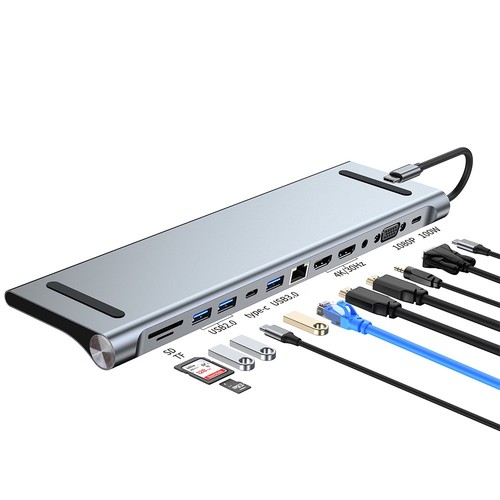 12in1 usb hub docking - usb-c,