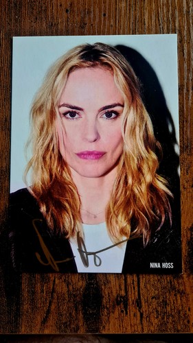 Autogrammkarte nina hoss - autogrammkarte, hoss"