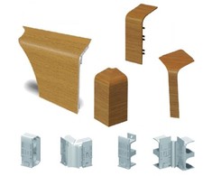 HZ SLF 2000 Sockelleiste und Zubehör Heizungsrohrverkleidung Fussleiste Eiche