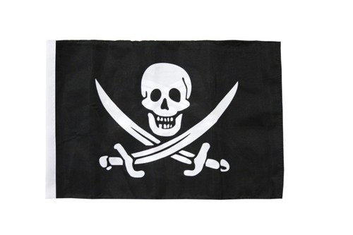 Pirat mit zwei schwertern - mit,