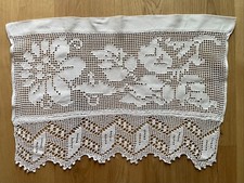 Sehr alte Bistro Gardine weiß