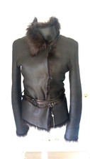 Lammfelljacke Marke:  Gucci Farbe:  braun Größe DE 36 IT 42 Lammfelljacke Biker 