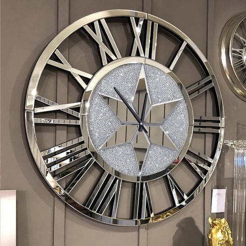 Funkeln kristall wanduhr - kristall,