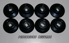 Lego Eisenbahn 8 x Räder Felge schwarz #50254 NEUWARE