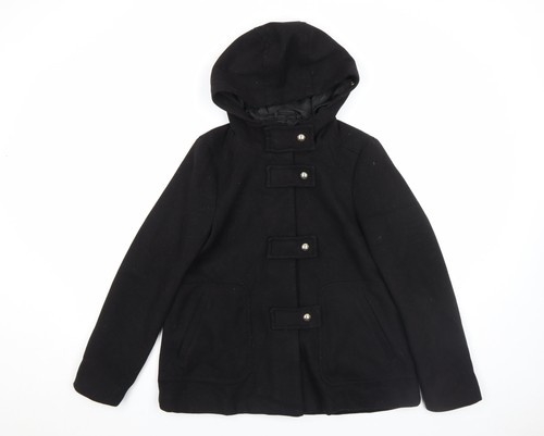 Zara dufflecoat damen - zara, schwarz