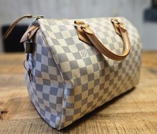 Louis Vuitton Speedy 30 Damier Azur Handtasche TOP ZUSTAND Original