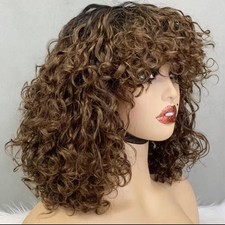 Perücke Echte Haare Fringe