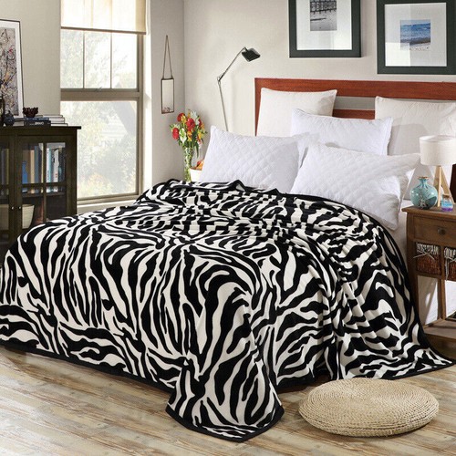 Wohndecke kuscheldecke zebra - wohndecke,