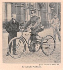 Antikes fahrrad dreirad - fahrrad,