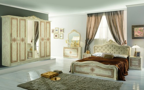 Schlafzimmer lucy beige barock - schlafzimmer,
