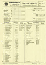 Datenblatt / Einstellen / Ersatzteile Solex 31 PICT-3 Vergaser / VW Kurierwagen