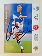 Michael Büskens FC Schalke 04 handsignierte Autogrammkarte  1998-99 Eurofighter