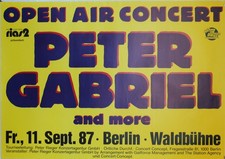 Peter Gabriel, Poster, Plakat