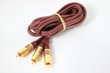 Oehlbach NF Y-Sub 100 – Y-Cinch Subwoofer-Kabel – 2x Cinch auf 1x Cinch – 2,0 m