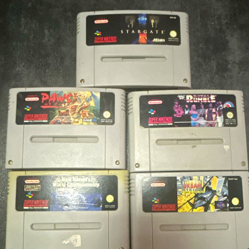 Nintendo snes pal spiele set - snes,