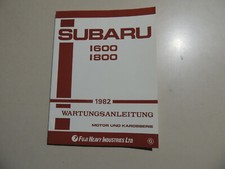 Werkstatthandbuch Subaru 1600