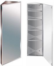 120 cm Edelstahl Spiegel