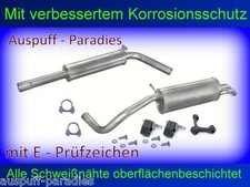 Abgasanlage auspuff endtopf - auspuff,