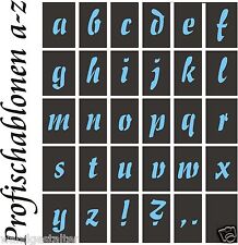 Kleinbuchstaben 2-30cm;Schreibschrift;Schriftschablonen;Text;Buchstaben 
