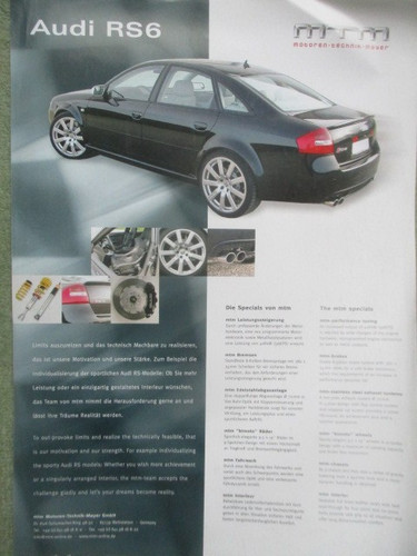 Mtm audi rs6 tuning - rs6, (4b)