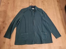 Sweatjacke Strickjacke XXL Gina Laura In Türkis/petrol