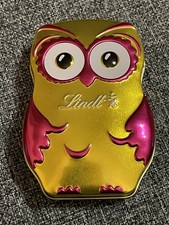 Blechdose LIND Eule Goldfarben