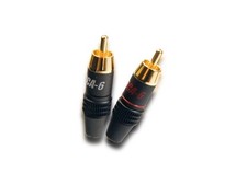 Supra RCA-6 Cinch Stecker Paar