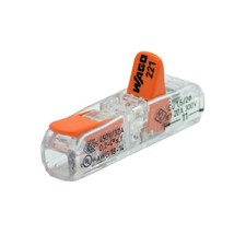 WAGO 2-Leiter-Klemme Durchgangsverbinder Klemme mit Hebel 221-2411