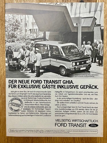 Ford transit ghia van oldtimer - van,