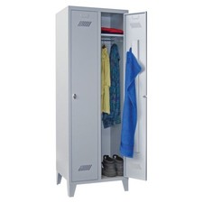 Spind,Garderobenschrank,Umkleideschrank,Kleiderspind,Personalschrank, 2 Abteile