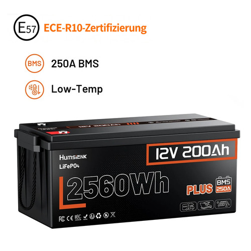 12v 200ah lithium batterie - 200ah,