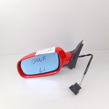 16620 VW Golf 4 IV 1J Außenspiegel Seitenspiegel vorne links elektrisch rot