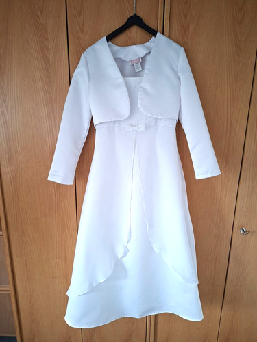 Kommunionskleid mit bolero - mit,