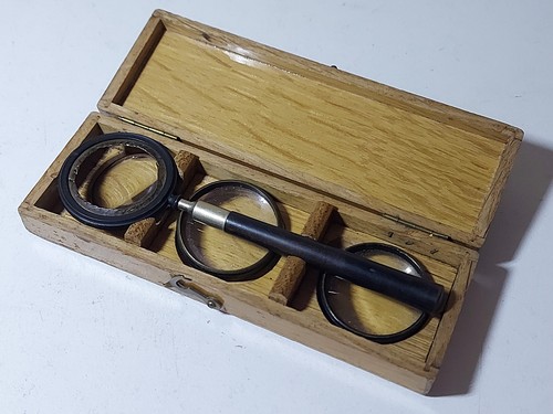Antiker augenspiegel holz - in,