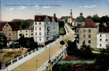 Ak Reichenbach Schlesien, Neue Bahnhof- u. Poststraße - 4667679