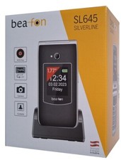 Beafon SL645 Silverline Klapphandy bea-fon Schwarz mit SOS Taste