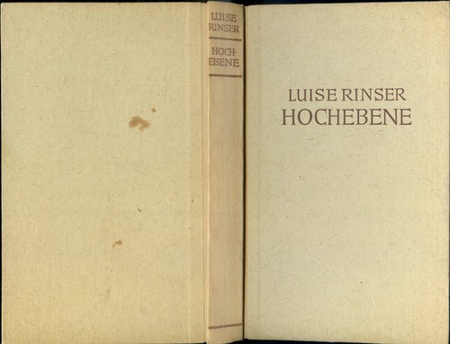 Luise rinser hochebene - -,