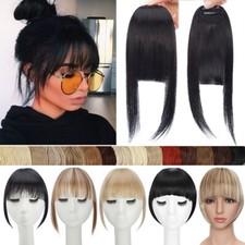 Dick Bangs Pony WIE Echthaar Extensions Clip In Franz Haarteil Haarverlängerung