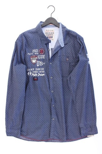 Camp david langarmhemd modern - david,