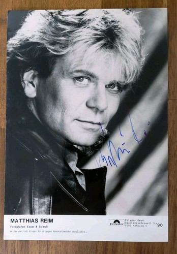 Matthias reim signierte - matthias,